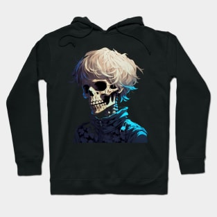 Anime Skeleton - Spooky Halloween Horror Goth Hoodie